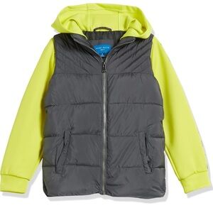 Perry Ellis Gray and Yellow Jacket